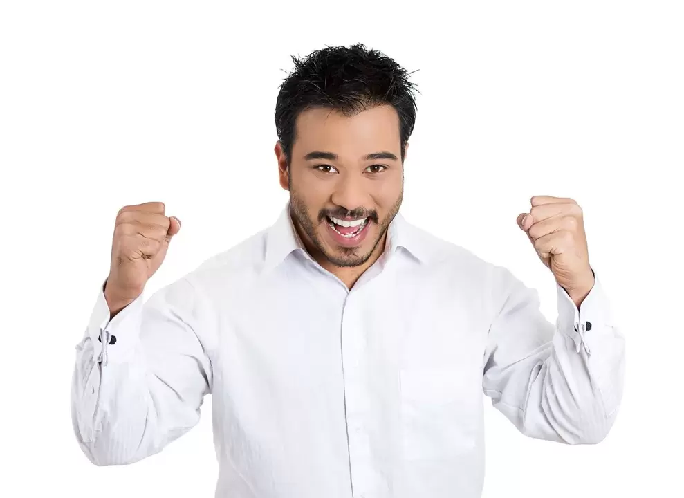 Prostatitis healed capsules of happy man